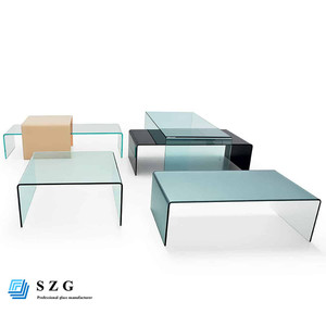 Vente en gros de table basse en verre teinté brun avec noir pour usage extérieur et industriel pour salle de bain - Product Image 2