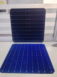 Nhà cung cấp pin mặt trời đơn tinh thể hiệu suất cao sản xuất pin mặt trời hai mặt 9BB loại A kích thước 166*166 mm để bán - Product Image 2
