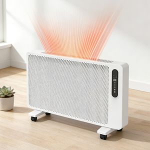 Chauffage électrique radiant silencieux avec protection contre la surchauffe pour la chambre de bébé et la crèche, chauffage nocturne sécurisé - Product Image 2