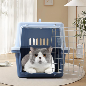 Valla de caja de aire portátil para mascotas, mochila de jaula de aire a cuadros para perros grandes y pequeños para viajes de gatos y perros, cápsula exterior para gatos - Product Image 6