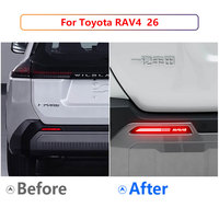 Feux arrière LED modifiés avec réflecteur pour pare-chocs de voiture, feux de circulation, feux d'avertissement, feux stop et clignotants pour Toyota RAV4 2026