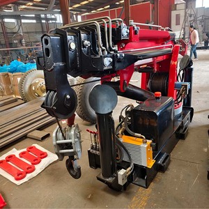 Mini 2 Ton Small Folding Boom Pickup <b>Truck</b> Crane <b>Remote</b> <b>Control</b> Hydraulic Electric Crane - Product Image 5