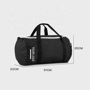 Factory OEM Custom Logo Polyester <b>Weekender</b> <b>Bag</b> Foldable Tote Sport Duffel Gym Travel <b>Bags</b> Zipper Closure Fashionable <b>Men</b> Women - Product Image 6