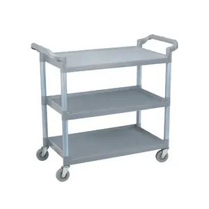 New Arrival Various Size Multipurpose Strong PP Material Service Cart For Hotel Restaurant