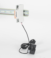 Compteur CT ACREL ADL200N-CT/D16 120A monophasé sur rail DIN avec affichage LCD Modbus-RTU pour système de gestion de l'énergie