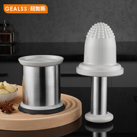 Ensemble d'outils de cuisine en verre pour fruits et légumes, moulin à épices, presse-ail, écraseur de gingembre, pilon à médicaments, écologique
