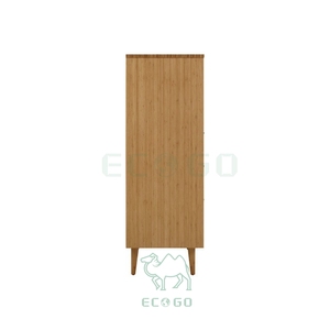 Para un aspecto de dormitorio lujoso: la elegante mesita de noche de madera maciza Arialynn - Product Image 5