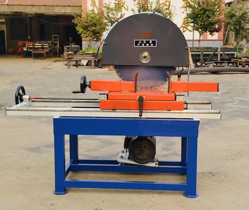 cobble stone gem cutting machine for laterite with water pump