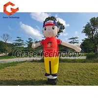 Tube gonflable homme danseurs d'air publicité extérieure utilisé garçon Skydancer avec ventilateur