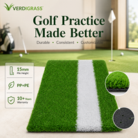 Gazon artificiel de golf certifié CE REACH 15 mm, gazon synthétique écologique, non toxique, sans PFAS, sûr, OEM