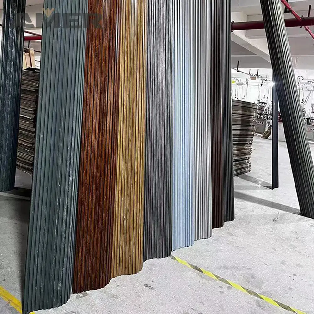 Cladding 3d लकड़ी का कोयला शीट सजावटी निर्माण सामग्री दीवार पैनल सजावटी इनडोर सजावटी के लिए