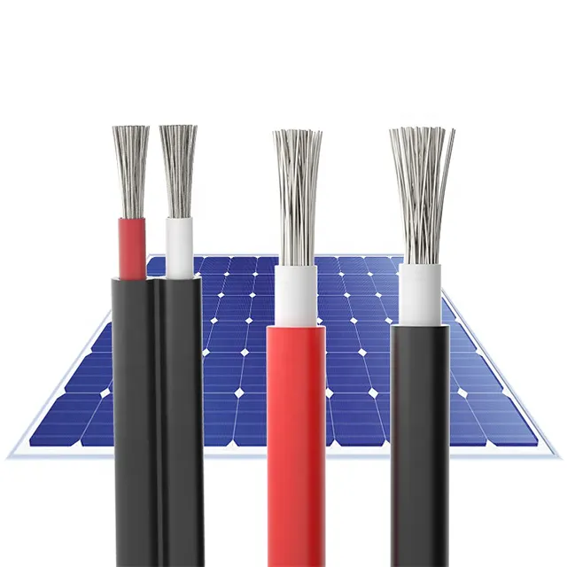 Hot Sale Factory Solar Cable 4mm/6mm/10mm/6 Awg/8 Awg Photovoltaic Cable
