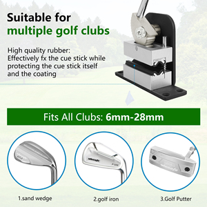 Nuovo Attrezzo Professionale per Rimozione Grip da <span class=keywords><strong>Golf</strong></span>, Morsetto in Alluminio con Logo Personalizzato per Tutti gli Asse - Product Image 3