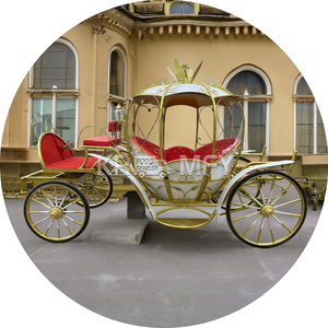 Classic Deluxe Electric Pumpkin Wagon Royal Carriage Style Hardtop Scenic Sightseeing Transporte especial - Product Image 6