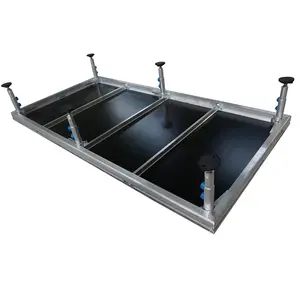 TUV easy install table stage panel con gamba regolabile in vendita