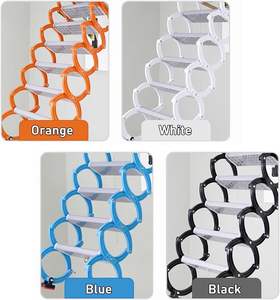 Échelle de <span class=keywords><strong>grenier</strong></span> électrique en aluminium, échelle de <span class=keywords><strong>plafond</strong></span> pliable, échelle de <span class=keywords><strong>grenier</strong></span> en alliage d'aluminium, moderne, CE, type Zhejiang 1AA - Product Image 2