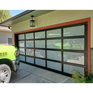 Portes <span class=keywords><strong>de</strong></span> <span class=keywords><strong>garage</strong></span> sectionnelles motorisées en aluminium et verre, personnalisées, écoénergétiques, télécommandées, pour les maisons - Product Image 4