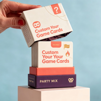 Jeu de cartes de relation en papier OEM personnalisé pour couples avec boîte rigide et estampage à chaud pour cadeau