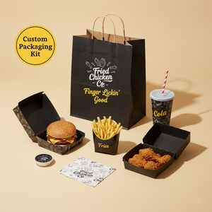 Cajas de Papel para Comida Callejera, Impresión Personalizada, para Papas Fritas, Pollo Frito, Hamburguesas, Pescado y Aperitivos, para Comida Rápida - Product Image 3