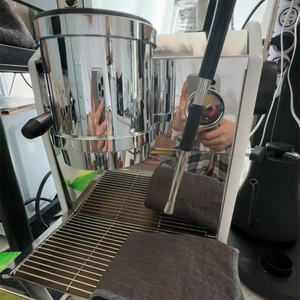 Bomba rotativa de doble caldera independiente, superventas, moderna, semiautomática, máquina comercial italiana <span class=keywords><strong>para</strong></span> café expreso, máquina de café - Product Image 3