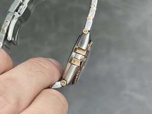 Montres mécaniques pour femmes élégantes et tendance, à la mode, avec cadran bleu et lunette sertie de diamants, design vintage - Product Image 6