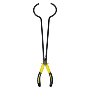 Pinces à bijoux pour four à fusion, résistantes à la chaleur, avec poignée en plastique antidérapante, anti-brûlure, double <span class=keywords><strong>action</strong></span> à ressort - Product Image 3