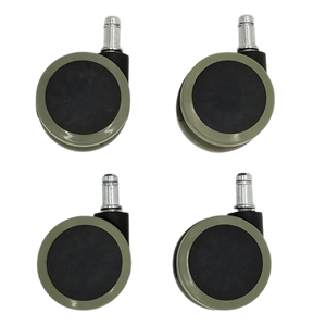 Atacado Durável Silenciosa 60 milímetros TPE Giratória Giratória Dupla Nylon <span class=keywords><strong>Caster</strong></span> Roda Para Cadeira - Product Image 2
