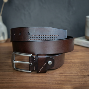 Polish Real Cow Hide Eco-Friendly <b>Vintage</b> Pin Buckle Steel Men's Formal <b>Belts</b> Heat-Transfer Printed 3D Design Custom Logo B S - Product Image 1