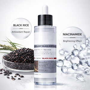 Crema Exfoliante con Niacinamida y Agua de Salvado de Arroz DR, Vegana, Marca Privada, Aclara la Piel, Solución Suave para Exfoliar el Rostro, Para Todo Tipo de Piel - Product Image 5