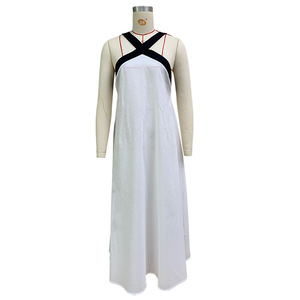 GX1864A Abito Lungo Estivo da Donna, Elegante e <span class=keywords><strong>Casual</strong></span>, Senza Maniche, con Patchwork Colorato, Vestito Maxi Ampio di Tendenza - Product Image 2