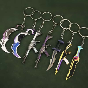 ของเล่น Valorant ชุดอาวุธ Plundering Impression รุ่น Mob M4 Impression Claw Knife แบบโลหะเต็มตัว พวงกุญแจจี้ห้อย - Product Image 3