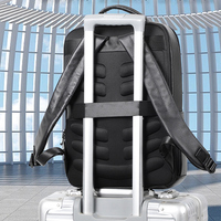 Sac à dos en cuir véritable personnalisé avec logo, ergonomique, pour ordinateur portable, sac à dos de voyage, sacs d'école pour hommes, sac à dos