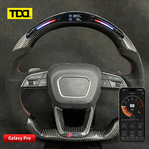 Volante Deportivo TDD de Fibra de Carbono con LED para Audi A3 A4 A5 S3 S4 RS3 RS4 B8 B9 8V 8W Personalizado - Product Image 1