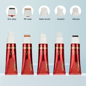 カスタム化粧品プラスチック空ボディケアローラーボールマッサージ楕円形チューブ包装エッセンシャルオイルローラーチューブスイッチ付き - Product Image 6