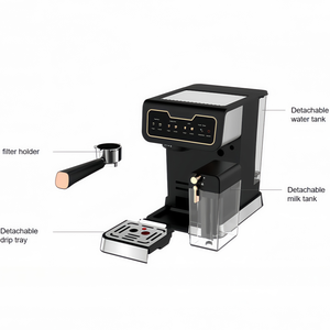 Cafetera Espresso Portátil para el Hogar con Pantalla Táctil Inteligente y Sistema de Preparación de Alta Presión de 15-20 Bares para Amantes del Café - Product Image 5