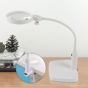 Hiện đại đa mục đích Máy tính để bàn mắt chăm sóc linh hoạt Clip bàn đèn Kính lúp với ánh sáng - Product Image 2