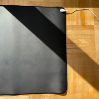 Tapis de mise à la terre en cuir PU pour lit, tapis de bureau conducteur antistatique pour les pieds, fabricant OEM