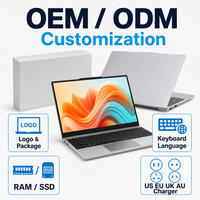 Ordinateur portable OEM personnalisé 14,1 pouces AMD Ryzen 5 3500U, Windows 11 Pro, lecteur d'empreintes digitales, port RJ45 LAN, ordinateur portable professionnel