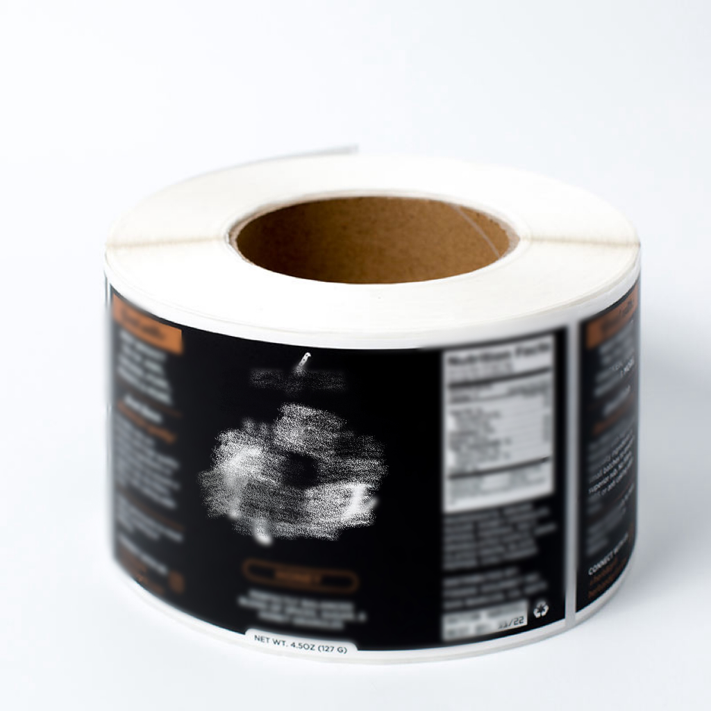 Durable Custom Labels Self-Adhesive Waterproof Thermal Paper PET Food Packaging Food Beverage Labels