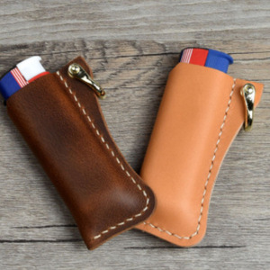 เคสใส่ไฟแช็คหนังวัวแบบสั่งทำเคสเบาสุดสร้างสรรค์พวงกุญแจและเคสป้องกันที่มีน้ำหนักเบาแบบย้อนยุค - Product Image 3