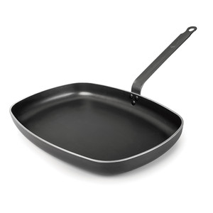 Padella rettangolare antiaderente da 10 pollici per cucinare, friggere verdure, carne, pancake, omelette - Product Image 1