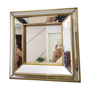 <span class=keywords><strong>Espejo</strong></span> de Pared Decorativo Grande con Marco Cuadrado de PU, Estilo <span class=keywords><strong>Vintage</strong></span>, Marca Evelyn, para el Hogar - Product Image 2