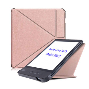 Nueva Funda de Cuero PU con Soporte Magnético Plegable para <span class=keywords><strong>Lector</strong></span> de <span class=keywords><strong>Libros</strong></span> Electrónicos <span class=keywords><strong>Kobo</strong></span> Libra Color 2 de 7 Pulgadas con Diseño Multiángulo - Product Image 1