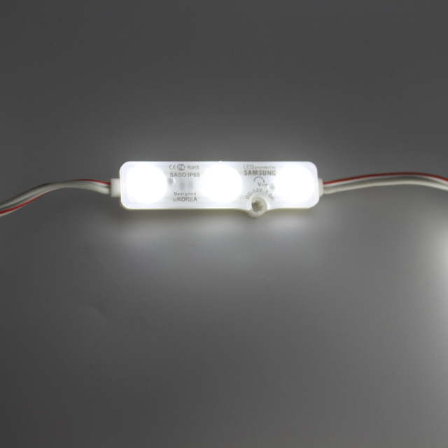 Factory Direct Sales LED Injection Molding Module With Lens Ultrasonic 6616 Advertising Module Custom Logo IP66 1.5W Power