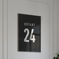 HAOWAI OEM/ODM Kobe Bryant Mamba Mentality Définition Posters Bundle LA Lakers Print NBA Black Mamba Basketball Print Wall Art