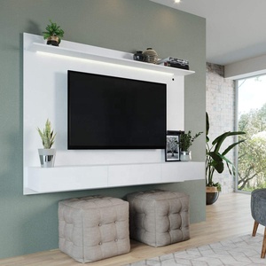 Meuble mural de divertissement autoportant, meuble TV LED flottant, meuble <span class=keywords><strong>moderne</strong></span>, tables de <span class=keywords><strong>télévision</strong></span> - Product Image 2