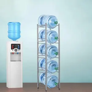 בית ולמשרד שימוש 5 גלון מים dispenser 5-Tier מים בקבוק אחסון מדף