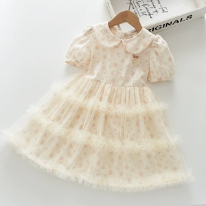 ชุดเดรสเด็กผู้หญิงน่ารัก ผ้าซาติน ระบายอากาศได้ดี ทรงบอลกาวน์ ยาวระดับเข่า สำหรับงานวันเกิดและงานเลี้ยงประจำวัน - Product Image 2