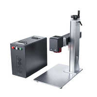 Máquina de Marcado Láser Portátil con Cámara CCD |   Grabador Láser de Fibra con Posicionamiento Visual para Metal y Plástico
