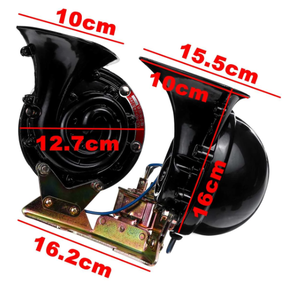 Corne d'escargot étanche universelle 1 paire 12v 24V 350db <span class=keywords><strong>son</strong></span> extrêmement fort pour camion pick-up moto <span class=keywords><strong>bateau</strong></span> voiture accessoires - Product Image 2